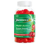 Berocca Multi-Action Multivitamin Gummies - Including Vitamin D, C, A, B-Complex (B1, B2, B3, B6, B7 & B12), E - Supplement for Wo