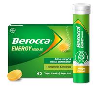Berocca Vitamin C Effervescent Mango Flavour Tablets, Pack of 45