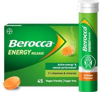 Berocca Vitamin C Effervescent Tablets, Orange Flavour, 45 Tablets