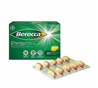 Berocca Vitamin C Film Coated Energy Tablets with Magnesium, Vitamin B12 and Vitamin B Complex, 1 Pack of 30 Tablets - 1 Months Supply