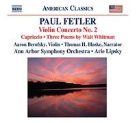 Berofsky:Ann Arbor So - Fetler: Violin Concerto No.2