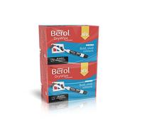 Berol Dry Wipe Chisel Tip Whiteboard Marker - Black (Pack of 96)
