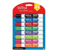 Berol DryWipe Marker Chisel Tip Assorted (Pack of 8) 1984884