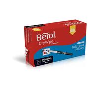 Berol Dry Wipe Whiteboard Pens Black Pack of 192 (1984897)