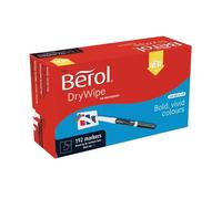 Berol Drywipe Marker Broad Black (Pack of 192) 1984897