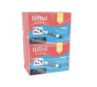 Berol Drywipe Marker Bullet Tip Assorted Whiteboard Pen (Pack of 96) 1984869