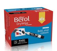 Berol DryWipe Marker Bullet Tip Assorted (Pack of 48) 1984867