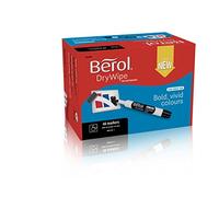 Berol DryWipe Marker Bullet Tip Black (Pack of 48) 1984868
