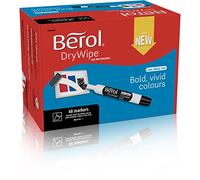 Berol DryWipe Marker Chisel Tip Black (Pack of 48) 1984887