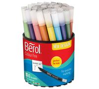 Berol Colourfine Pen Assorted Water Based Ink (Pack of 42) Cft S0376490