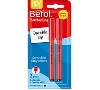 Berol Fineliner Pen 0.7 mm Needlepoint Black Pack of 2