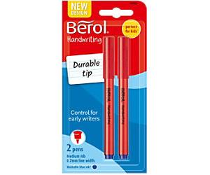 Berol Fineliner Pen 0.7 mm Needlepoint Blue 2 Pack of 2