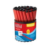 Berol Handwriting Pens – Round Shape, Washable Black Ink, Bright Barrels – Pack of 42