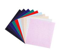 Berolle 10 Color 14 Count Cross Stitch Fabric Embroidery Fabric Classic Reserve Aida Cloth Multicolored Aida Canvas, 15cm x 15cm