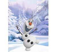 BERONAGE Large Olaf Winter 130 x 170 cm Super Soft Cuddly Fleece Blanket