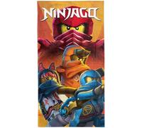 BERONAGE LEGO Ninjago Bath Towel Rise of the Dragons 75 x 150 cm - Dragons Rising - 100% Cotton Beach Towel Shower Towel for Boys - Gift Idea Holiday Outdoor Pool & Pool - Oeko-Tex Sauna Towel