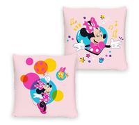 BERONAGE Minnie Mouse 40 cm x 40 cm Decorative Square Cushion, Plush, 100% Polyester, Washable, Breathable, Disney Themed, Children's Room Decor