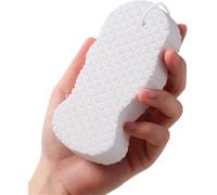 Berosely Radiant Skin Sponge - 3D Super Soft Exfoliating Bath Sponge, Soft and Skin-Friendly, Not Easy to Deform, Scrub, Exfoliated, Reusable Sponge (White)