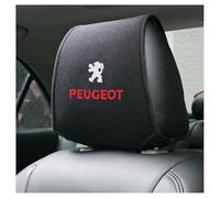 BEROZA 2 Car Neck Pillow for Peugeot 2008 2014-2019 Car Seat Headrest Emblem Orthopedic Neck Support Rest Pillow Breathable Accessories