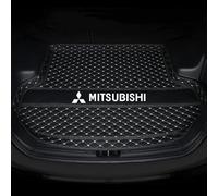 BEROZA Car Boot Mat Liner, for Mitsubishi Outlander 2013-2021 7-seater high configuration waterproof non-slip liner,Car Leather Boot Mats Anti Scratch Anti Slip Protector Pad Accessories,C