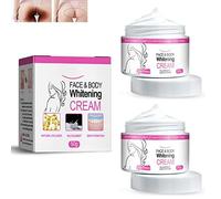 BEROZA Crema Aclaradora Para Piel Manchas En Cara Axilas Cuello Entrepierna,Crema Para Aclarar Las Axilas Y Partes Intimas,Intimate Bleaching Cream for Women (2PCS,50ML)