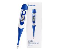 Berrcom Flexible Digital Thermometer for Adults, Babies and Kids Oral and Underarm Medical Thermometer with °C/°F Switch and Fever Alarm