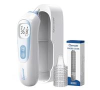 Berrcom Highly Accurate Ear Thermometer, Pre-Warmed Probe Technology Ear Thermometer for Adults and Baby, Smart Age Grouping Temperature Guidance, Instant Reading (Blue)