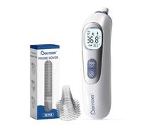 Berrcom Highly Accurate Ear Thermometer, Pre-Warmed Probe Technology Ear Thermometer for Adults and Baby, Smart Age Grouping Temperature Guidance, Instant Reading
