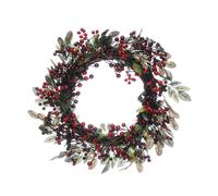 Berries & Leaves Wreath Christmas Decoration - 60cm