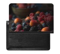 Berries on The Table Passport Cover Protector Rfid Blocking Passport Holder Id Card Holder Secure Travel Wallet Organizer for Passport Tickets Credit Cards, style, One Size