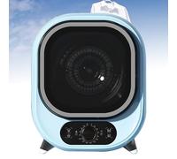 BERRIHORT Tumble Laundry Dryer, Portable Front Load Compact Tumble Laundry Dryer, Mini Electric Portable Clothes Dryer, Low Noise, for Counter Top or Wall Mounted Use D