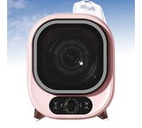 BERRIHORT Tumble Laundry Dryer, Portable Front Load Compact Tumble Laundry Dryer, Mini Electric Portable Clothes Dryer, Low Noise, for Counter Top or Wall Mounted Use C