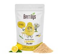 Berrilys Freeze Dried Lemon Powder, Resealable Pack, Tangy Citrus Burst, Culinary Versatility, Zesty Goodness in Every Spoonful, Great for Baking and Cake Decorating, 70 gr