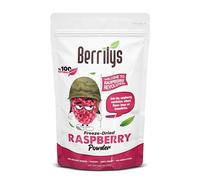 Berrilys Freeze Dried Raspberry Powder, Resealable Pack, Intense Flavour and Versatility for Culinary Exellence and Nutrient-Rich Bliss, 70 gr