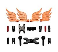 Berriphonia Action Figure Wings, 3D Printed Action Figure Accessories, Joint Robot and Multi-Joint Figures, Articulated Robot Action Figures, Decorative, Movable and Movable Collectibles for