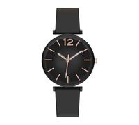 Berriphonia Analog Watch | Easy Read Sight | Second Hand Breathable Band Analog Wrist Sign for Nurses Medical Nursing Students, Black, Consulte la descripción, See description