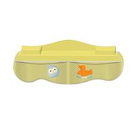 Berriphonia Bath Splash Guard for Children, Bath Attachment Splash Guard for Children, Children's Bath Shelf and , Includes 4 Mesh Pockets and a Bathtub Play Shelf Area for Storage