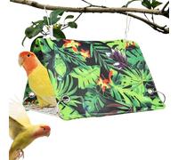 Berriphonia Bird Bed - Bird Hammock Parkeet Bed Nest | Summer House Perch Supplies Perakeet Cage Accessories For Lovebird Finch Transform The LMACAW Pouch Of Your African Parkeet Bird Sleeping