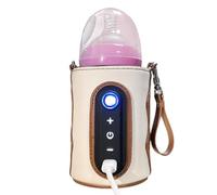 Berriphonia Bottle Warmer - Portable 26 Heating Modes Breast Milk Container Heating Sleeve | Travel Bottle Warmer | for Breast Milk, Prep, Water
