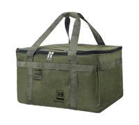 Berriphonia Camping Organizer - Large Capacity Waterproof Storage - Camp Kitchen Organizer, Utility Tote Bag - for Equipment, Tableware, Outdoor Travel, Hiking, Alp