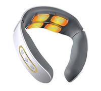 Berriphonia Cervical Massager | 6 Modes Cordless Portable Rechargeable Device | Body Massager with Heat - for Christmas Birthday Mom Dad Wife Husband Men Women Adults