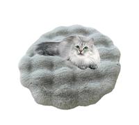 Berriphonia Dog Bed - Round Machine Washable Non-Slip Self-Heating Mat for Indoor Dogs - For Small Breeds to Large Travel Shelter Garden Balcony Camper Kennel