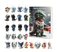 Berriphonia Dragon Ornaments Advent | 24 Days Dragon Baby 2d Acrylic Ornaments Hangals - 2025 Counom Christmas Countdown For Designed As A Perfect Christmas Gift To Enhance Atmos