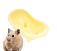 Berriphonia Hamster Bath - Small Animal Sand Bath Box, Habitat House Ice Cooling Tray for Guinea Pigs, Chinchilla, Transparent Pet Bath Container, Cage Accessories for Dwarf Hamsters