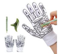 Berriphonia Massage Socks with Tools, Reflexology Socks with Tools - Foot Reflexology Massage Socks with Point Massage Tool | Hand Massage Tool