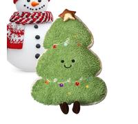 Berriphonia Plush Christmas 30 x 10 x 48 cm Plush Fabric - Santa Tree Cane Pattern | Christmas Plush Toy, Holiday Decoration, Table Ornament, Gift For, Decor
