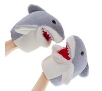 Berriphonia Shark Hand Puppet - Soft Plush Toy, Shark Puppet Plush Toys for Telling Stories, for Family Bath Pool Theater Party School Playroom Nursery