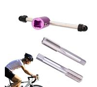 Berriphonia Tool for repairing bicycle cranks, repair tool made of steel, manual tap set with handle, for maintenance and installation of pedals in the DIY workshop and the