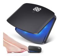 Berrlly Nail Fungus Laser Device Upgrade,Anti-Fungal Nail Treatment for Multiple Toenails/Nails,Enhanced 910nm Infrared Light + 470nm Blue Light Antifungal Laser,Height Adjustable,Safe&Reliable(Black)