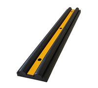 Berry 100CM Black PVC Wall Bumper Protector | Reflective Car Door Wall Guard for Garage, Parking & Warehouse Safety | Heavy Duty Vehicle Impact Protector for Indoor & Outdoor Use - Set of 1